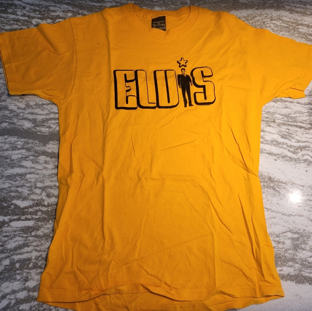 Vintage Yellow Elvis Tee